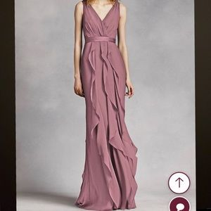 Vera Wang Mauve Bridesmaid Dress